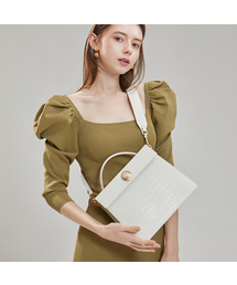 LAZEL CROC flap bag 3 color