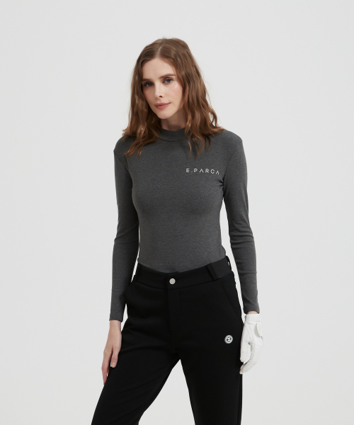 E.PARCA(イパルカ)の「ウィンター ベーシック ロングスリーブ トップ (グレー)(Tシャツ/カットソー・レディース・その他・SMALL/MEDIUM/LARGE/X-LARGE)」の3枚目の写真