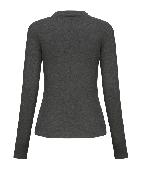 E.PARCA(イパルカ)の「ウィンター ベーシック ロングスリーブ トップ (グレー)(Tシャツ/カットソー・レディース・その他・SMALL/MEDIUM/LARGE/X-LARGE)」の9枚目の写真