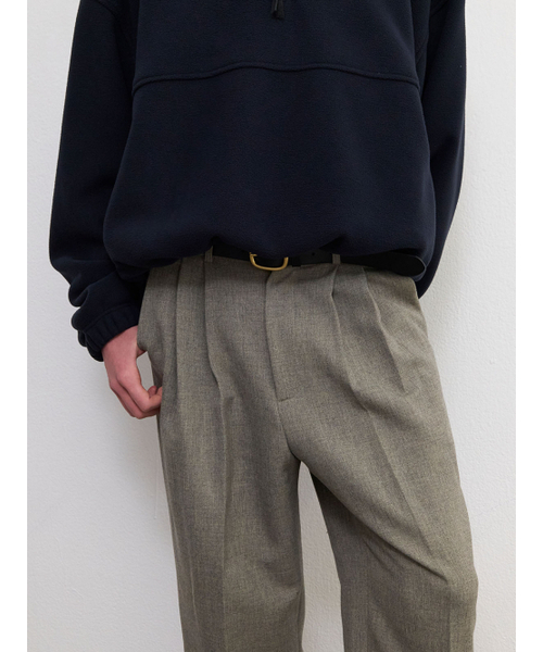 FRAGE(フラゲ)の「テーパードツーピンタックスラックス - オートグレー(スラックス・メンズ・その他・MEDIUM/LARGE)」の6枚目の写真