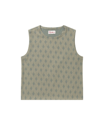 FLAWSROOM（フローズルーム）の「Denim Argyle Sleeveless（ベスト）」