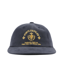 FORTLEEFILES（フォートリーファイルズ）の「FLF メールロゴ 6パネルキャップ（ウォッシュドネイビー）（キャップ）」