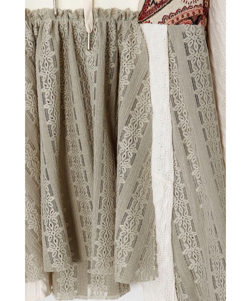 チャイハネ（チャイハネ）の「【チャイハネ】スラミィナフードトップス（パーカー・レディース・ブラック/オレンジ/ホワイト・FREE）」の5枚目の写真