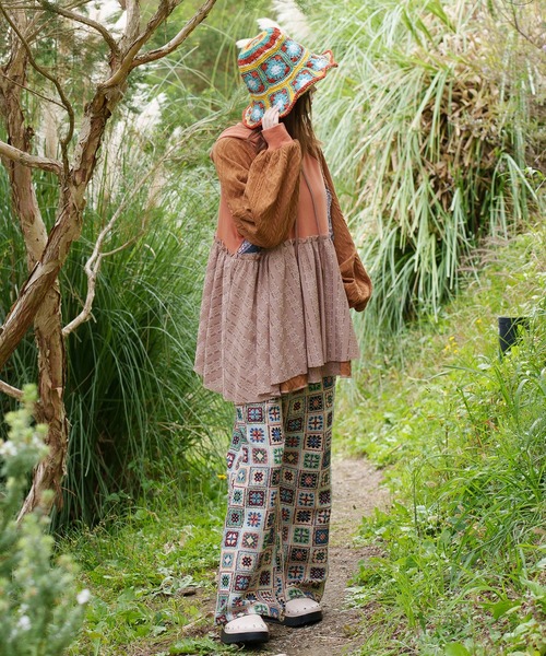 チャイハネ（チャイハネ）の「【チャイハネ】スラミィナフードトップス（パーカー・レディース・ブラック/オレンジ/ホワイト・FREE）」の12枚目の写真