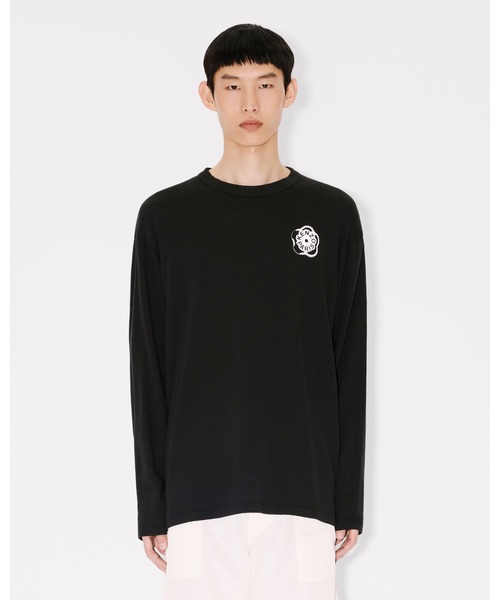 KENZO(ケンゾー)の「'Boke Flower 2.0' ロングスリーブ Tシャツ イン コットン(Tシャツ/カットソー・メンズ・ブラック系その他5・X-LARGE/MEDIUM/LARGE/X-SMALL/SMALL)」の3枚目の写真