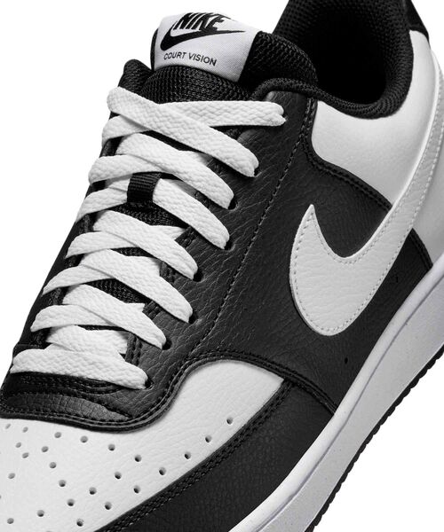 NIKE(ナイキ)の「ナイキ コート ビジョン LOW メンズシューズ / Nike Court Vision Low Men's Shoes HM9862-001 Black(スニーカー・メンズ・ブラック・25/25.5/28/27/26/26.5/27.5)」の3枚目の写真