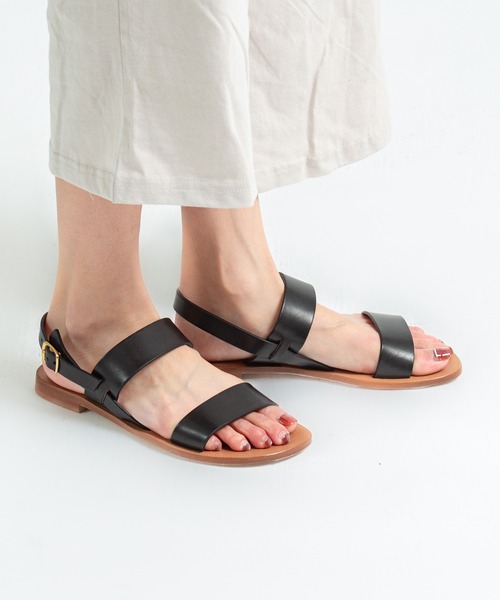 Rivel(リヴェル)の「【NUOVO NICAR/ヌオヴォニカール】フラットサンダル バックル(サンダル・レディース・ブラック/ダークブラウン・39/37/36/38)」の14枚目の写真