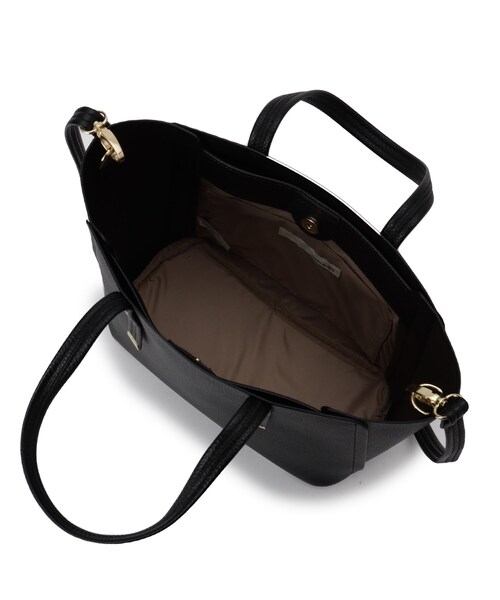 SHOO・LA・RUE（シューラルー）の「【軽量】ハンドル金具配色トートバッグ（トートバッグ・レディース・ベージュ系4/イエロー系4/グレー系4/ブラック系4/ブラック・00）」の17枚目の写真