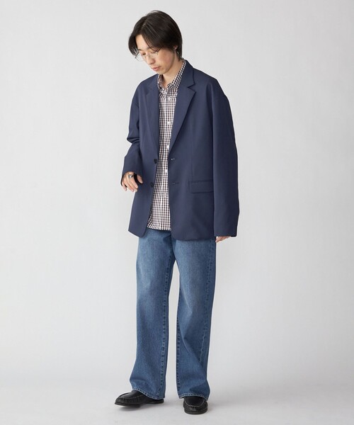City Ambient Products(シティアンビエントプロダクツ)の「City Ambient Products: オーバーサイズ テーラード ジャケット(テーラードジャケット・メンズ・ネイビー/ブラウン系/ブラック・SMALL/LARGE/MEDIUM)」の15枚目の写真