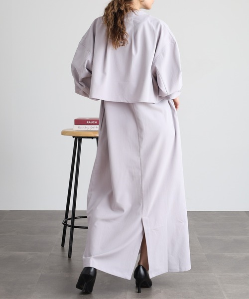 FUNALIVE（ファンアライブ）の「ボレロ付きワンピース（ワンピース・レディース・ブラック/グレイッシュベージュ・LL/3L/M/L）」の18枚目の写真