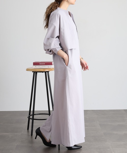 FUNALIVE（ファンアライブ）の「ボレロ付きワンピース（ワンピース・レディース・ブラック/グレイッシュベージュ・LL/3L/M/L）」の19枚目の写真