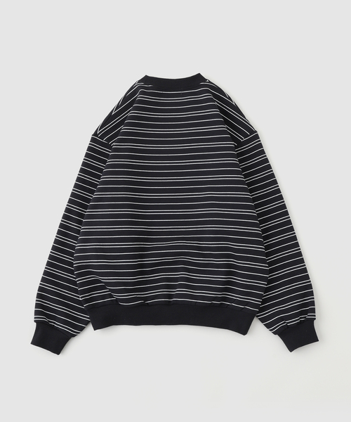 B.C STOCK（ベーセーストック）の「C.B.P クルーネックスウェット（スウェット・メンズ・ブラック/アイボリー/ブラック系その他・MEDIUM/LARGE）」の4枚目の写真