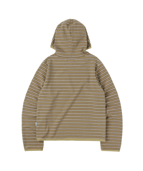 SUNNECT(ソネクト)の「Stripe Taped Hoodie - Mustard(パーカー・レディース・その他・OS)」の2枚目の写真