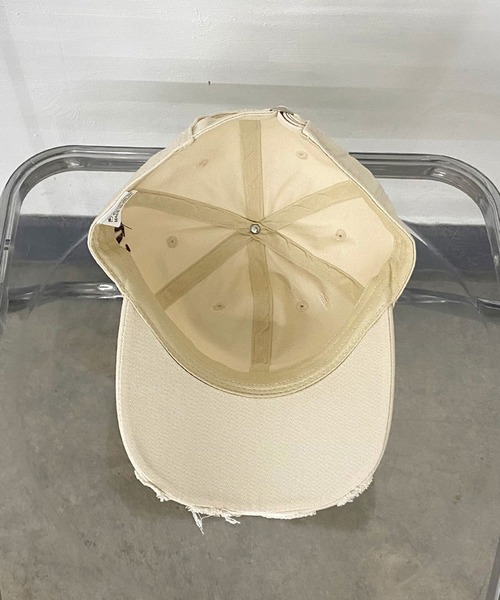 セール】サイドロゴ刺繍ダメージキャップ（キャップ）｜rire（リル）の