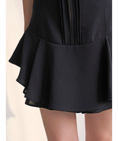 SNIDEL(スナイデル)の「レイヤードフリルミニスカショーパン(その他パンツ・レディース・モカ/ブラック・0/1)」の19枚目の写真