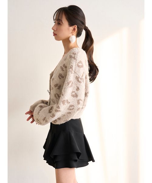 レイヤードフリルミニスカショーパン（その他パンツ）｜SNIDEL