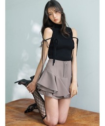 SNIDEL（スナイデル）の「レイヤードフリルミニスカショーパン（その他パンツ）」