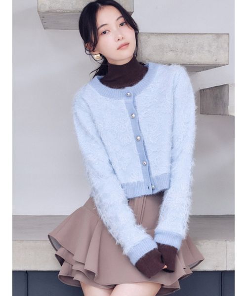 レイヤードフリルミニスカショーパン（その他パンツ）｜SNIDEL