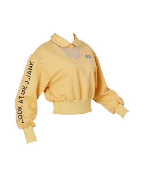 J.JANE（ジェイジェーン）の「ルックアットミー スウェット (イエロー)（ポロシャツ・レディース・その他・M/S）」の3枚目の写真