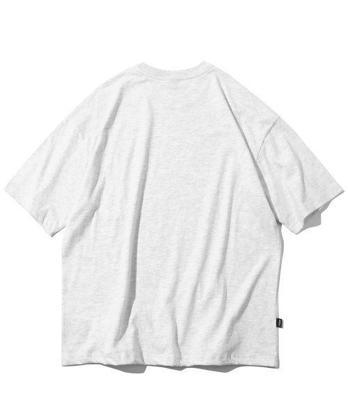 CPGN STUDIO（コンパーニョ）の「[20番手] バスケットボール刺繍半袖Tシャツ メランジホワイト（Tシャツ/カットソー・レディース・その他・LARGE）」の2枚目の写真