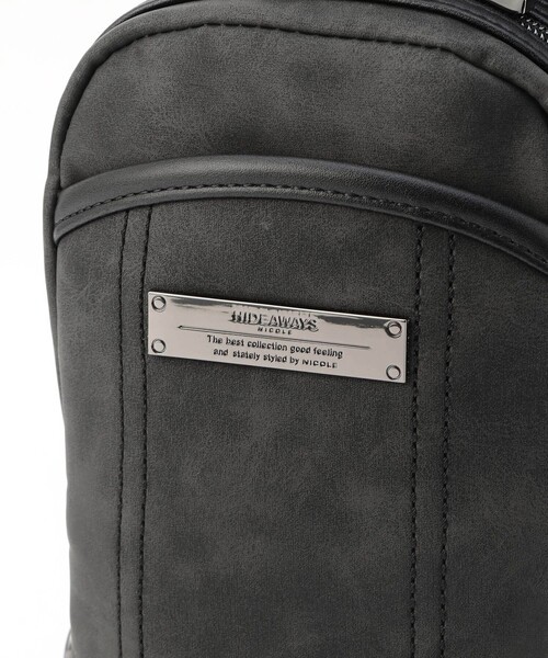 HIDEAWAYS NICOLE（ハイダウェイニコル）の「ミニボディバッグ（ボディバッグ/ウエストポーチ・メンズ・ホワイト/その他4/ブラック/その他2・FREE）」の16枚目の写真