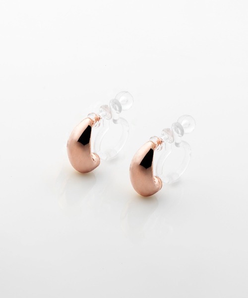 Cream dot.(クリームドット)の「【金属アレルギー対応】ぷっくりと艶めくミニマムピアス/イヤリング(ピアス(両耳用)・レディース・ピンク/ゴールド系その他/ゴールド/ピンク系その他/シルバー系その他/シルバー・ONE SIZE)」の18枚目の写真