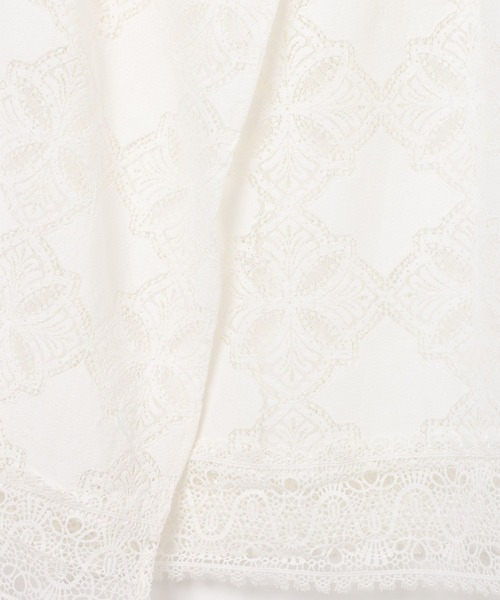 BAYFLOW（ベイフロー）の「[ラップ見えデザイン]レースラップスカート（スカート・レディース・ブラック/ホワイト・FREE）」の10枚目の写真