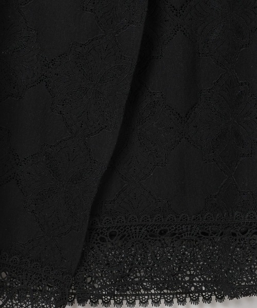 BAYFLOW（ベイフロー）の「[ラップ見えデザイン]レースラップスカート（スカート・レディース・ブラック/ホワイト・FREE）」の11枚目の写真