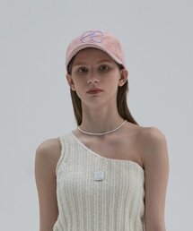 Ellioti（エリオティ）の「ee Logo Ball Cap_Pink（キャップ）」