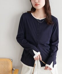 【WEB限定】レイヤード多釦プルオーバー