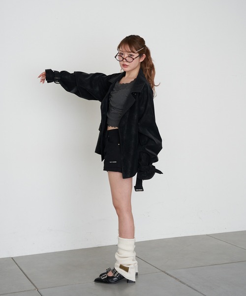 RAY CASSIN（レイカズン）の「ルーズレッグウォーマー（レッグウォーマー・レディース・ホワイト/ベージュ/グレー/ブラック・FREE）」の15枚目の写真