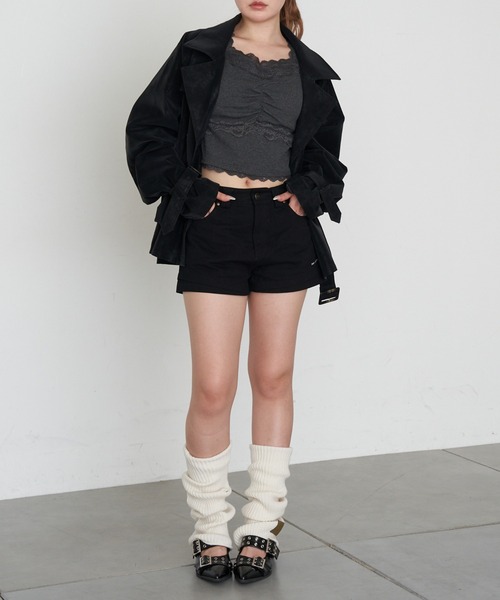 RAY CASSIN（レイカズン）の「ルーズレッグウォーマー（レッグウォーマー・レディース・ホワイト/ベージュ/グレー/ブラック・FREE）」の17枚目の写真