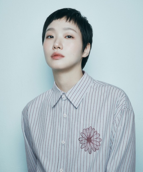 Mardi Mercredi(マルディメクルディ)の「COTTON SHIRT STRIPE / コットン シャツ ストライプ(シャツ/ブラウス・レディース・ピンク/ブルー・FREE)」の14枚目の写真