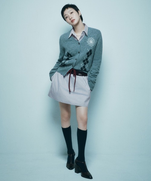 Mardi Mercredi(マルディメクルディ)の「COTTON SHIRT STRIPE / コットン シャツ ストライプ(シャツ/ブラウス・レディース・ピンク/ブルー・FREE)」の18枚目の写真