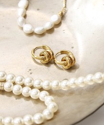 Gready Brilliant | Ｗリングフープピアス(ピアス（両耳用）)