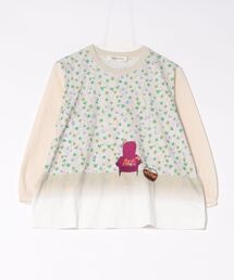 SUPER HAKKA | SUPER　HAKKA×マツモトヨーコ　「にぎやかな秋」／「夏色の庭」プリント×天竺カットソー(Tシャツ/カットソー)