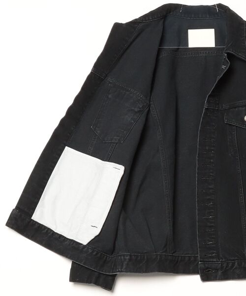 CINOH(チノ)の「PEARL DENIM JACKET(デニムジャケット・レディース・ブラック・38/36)」の3枚目の写真