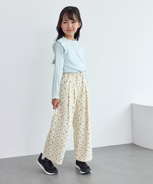 ROPE' PICNIC（ロペピクニック）の「【KIDS/キッズ】プチフリルカットソートップス（Tシャツ/カットソー・キッズ・サックスブルー/ブラック/キナリ・S/L/M）」の15枚目の写真