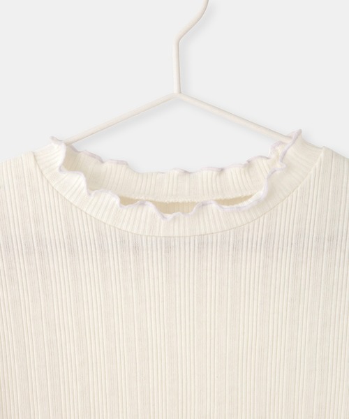 ROPE' PICNIC（ロペピクニック）の「【KIDS/キッズ】プチフリルカットソートップス（Tシャツ/カットソー・キッズ・サックスブルー/ブラック/キナリ・S/L/M）」の21枚目の写真