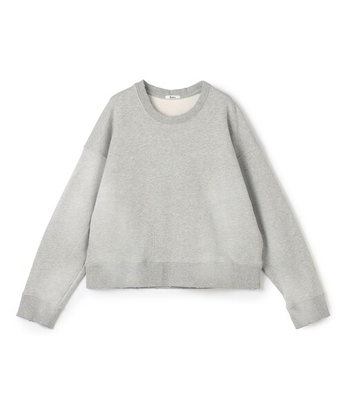 EDITION（エディション）の「ビンテージスウェット クルーネックプルオーバー（スウェット・レディース・グレー/ブラック・34/36）」の2枚目の写真