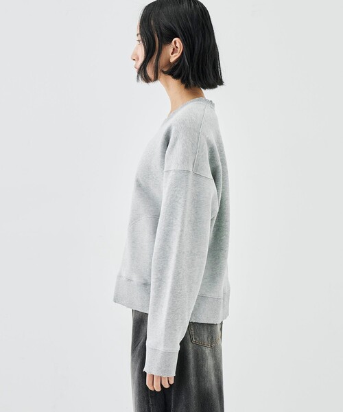 EDITION（エディション）の「ビンテージスウェット クルーネックプルオーバー（スウェット・レディース・グレー/ブラック・34/36）」の5枚目の写真