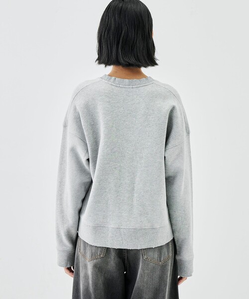 EDITION（エディション）の「ビンテージスウェット クルーネックプルオーバー（スウェット・レディース・グレー/ブラック・34/36）」の6枚目の写真