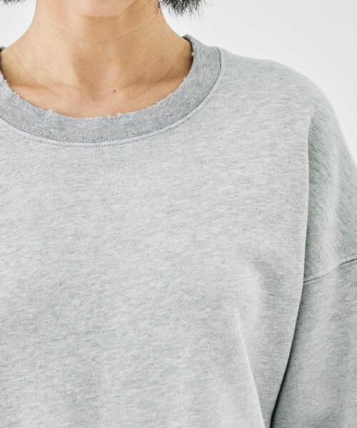 EDITION（エディション）の「ビンテージスウェット クルーネックプルオーバー（スウェット・レディース・グレー/ブラック・34/36）」の7枚目の写真