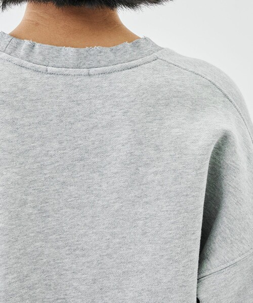 EDITION（エディション）の「ビンテージスウェット クルーネックプルオーバー（スウェット・レディース・グレー/ブラック・34/36）」の8枚目の写真