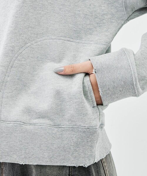 EDITION（エディション）の「ビンテージスウェット クルーネックプルオーバー（スウェット・レディース・グレー/ブラック・34/36）」の10枚目の写真