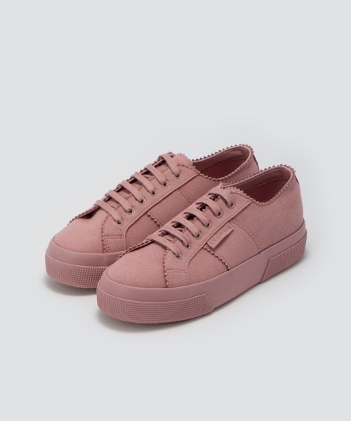 PELLICO(ペリーコ)の「【PELLICO×SUPERGA】 撥水 スウェードスニーカー 3.5cm PINK(スニーカー・レディース・ピンク・39/38/37/36/35)」の1枚目の写真