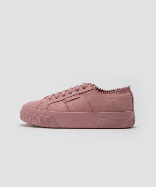 PELLICO(ペリーコ)の「【PELLICO×SUPERGA】 撥水 スウェードスニーカー 3.5cm PINK(スニーカー・レディース・ピンク・39/38/37/36/35)」の2枚目の写真