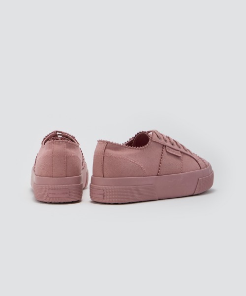 PELLICO(ペリーコ)の「【PELLICO×SUPERGA】 撥水 スウェードスニーカー 3.5cm PINK(スニーカー・レディース・ピンク・39/38/37/36/35)」の4枚目の写真