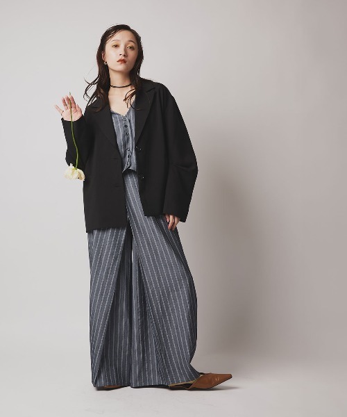 W:Huku(フーク)の「【W:Huku / ソフトタッチツイル】ラップ ワイドパンツ / Soft-Touch Twill Wrap Wide-Leg Pants(その他パンツ・レディース・ブラウン系その他/グレー系その他/ブラック/ベージュ系その他・FREE)」の22枚目の写真