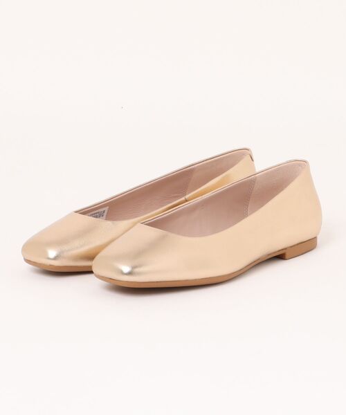 ECCO(エコー)の「ECCO パンプス代わり MARGOT レディース 本革 バレエシューズ(バレエシューズ・レディース・ブロンズ・37/38)」の1枚目の写真